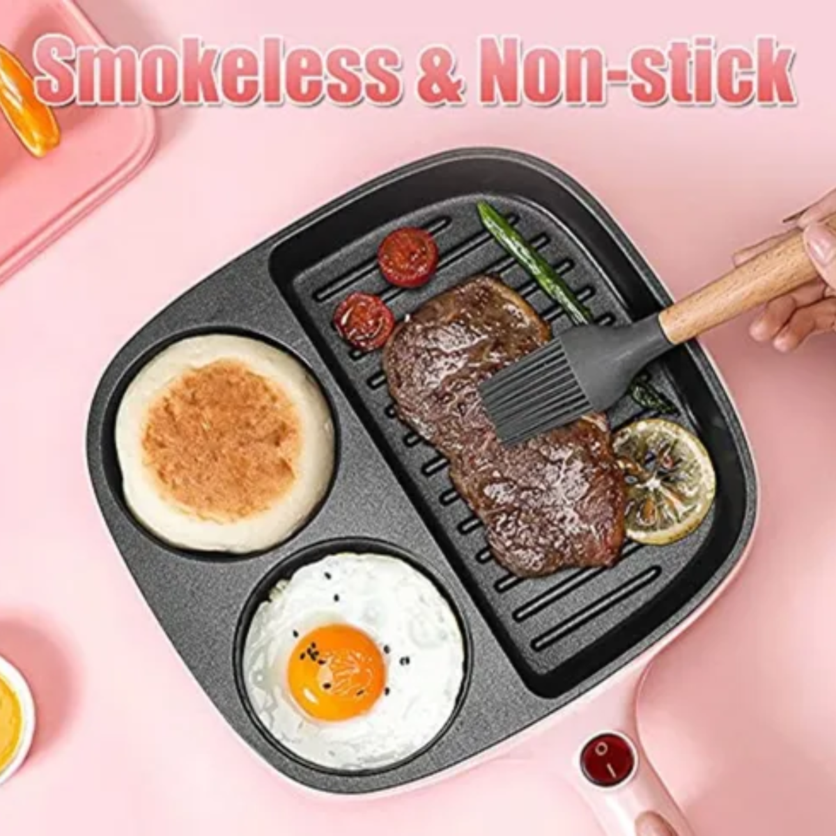 Sartén Eléctrico 3 Puestos